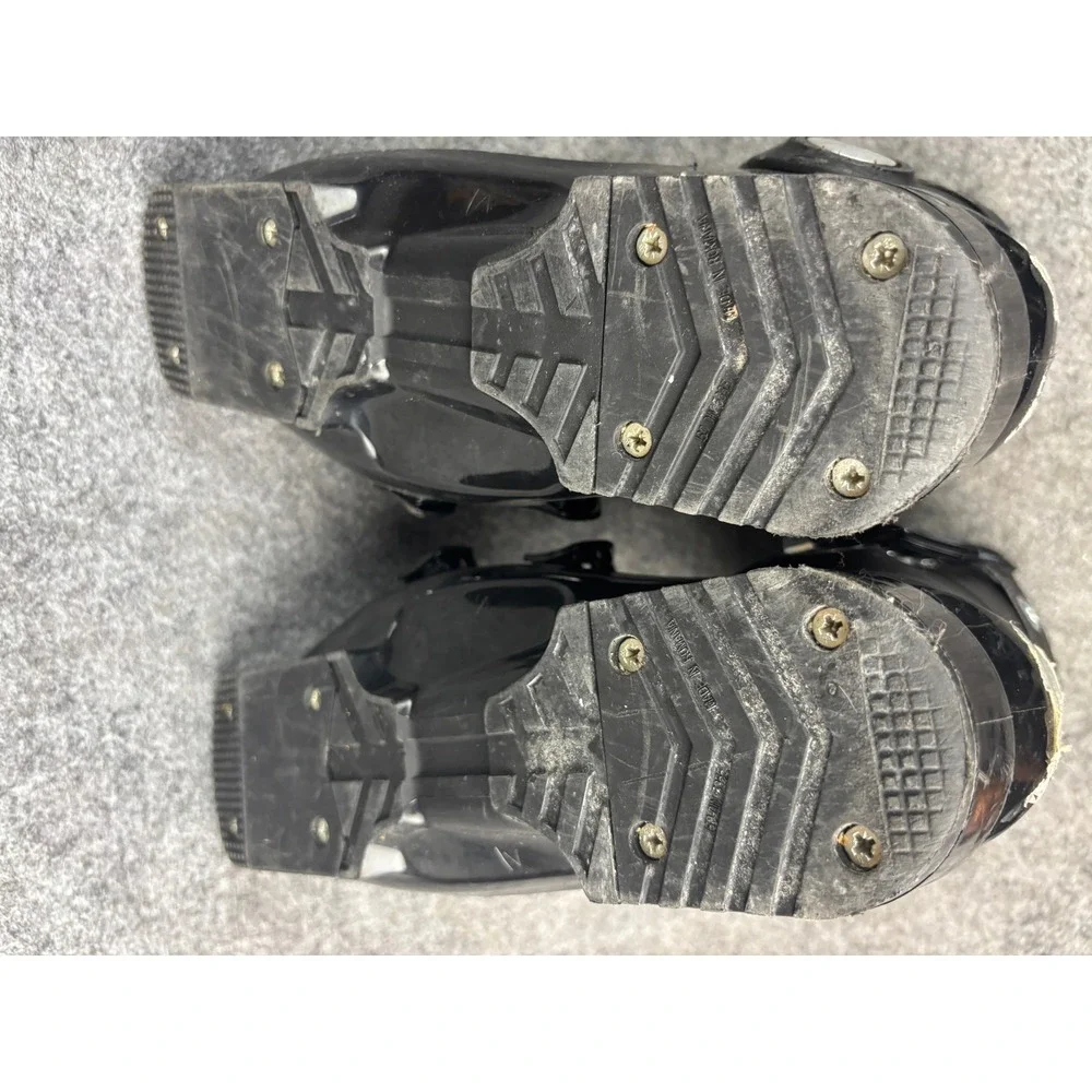 Salomon S/Max 60T Ski Boots Kids Size 23-23.5 Black Blue Downhill Sport
